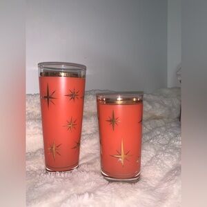 Mid Century Bartlett Collins Atomic Star glasses